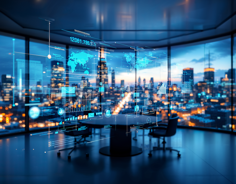 Professioneller Finanzberater bei der Beratung mit Kunden über Finanzplanung und Investitionsstrategien
